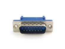 Picture of DB15 Male IDC D-Sub Ribbon Cable Connector