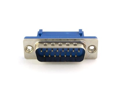 Picture of DB15 Male IDC D-Sub Ribbon Cable Connector