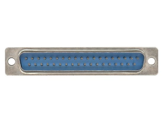 Picture of DB37 37-Pin Male Solder-Cup D-Sub Connector