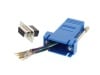Picture of DB9 Female to RJ45 Modular Adapter Kit – Blue