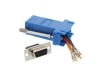 Picture of DB9 Female to RJ45 Modular Adapter Kit – Blue