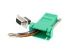 Picture of DB9 Female to RJ45 Modular Adapter Kit, Green