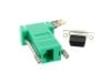 Picture of DB9 Female to RJ45 Modular Adapter Kit, Green