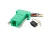Picture of DB9 Female to RJ45 Modular Adapter Kit, Green