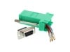 Picture of DB9 Female to RJ45 Modular Adapter Kit, Green