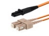 Picture of 10m Multimode Duplex Fiber Optic Patch Cable (62.5/125) - MTRJ to SC