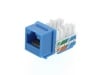 Picture of CAT5e Keystone Jack 90 Degree 110 UTP - Blue