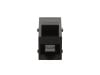 Picture of RJ45 Cat5e Keystone Jack - Pass Through Panel Mount - Black