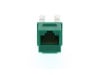 Picture of CAT6 Keystone Jack 90 Degree 110 UTP - Green