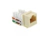 Picture of CAT6 Keystone Jack 90 Degree 110 UTP - Ivory