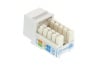 Picture of CAT6 SpeedTerm Keystone Jack 90 Degree 110 UTP - White