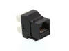 Picture of CAT6 SpeedTerm Keystone Jack 180 Degree 110 UTP - Black