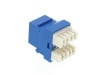 Picture of CAT6 SpeedTerm Keystone Jack 180 Degree 110 UTP - Blue