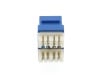 Picture of CAT6 SpeedTerm Keystone Jack 180 Degree 110 UTP - Blue