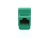 Picture of CAT6 SpeedTerm Keystone Jack 180 Degree 110 UTP - Green