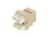 Picture of CAT6 SpeedTerm Keystone Jack 180 Degree 110 UTP - Ivory
