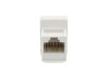 Picture of CAT6 SpeedTerm Keystone Jack 180 Degree 110 UTP - White