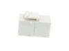 Picture of RJ45 Cat6 Keystone Jack - Pass Through Panel Mount - White