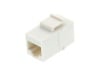 Picture of RJ45 Cat6 Keystone Jack - Pass Through Panel Mount - White