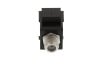 Picture of F-Type Feed Through Keystone Jack - Black