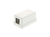 Picture of 1 Port Surface Mount Box - White