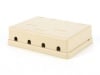 Picture of 4 Port Surface Mount Box - Ivory