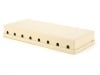 Picture of 8 Port Surface Mount Box - Ivory