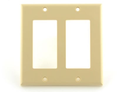 Picture of Dual Gang Decorex Wall Plate - Ivory