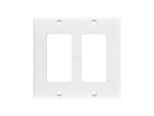 Picture of Dual Gang Decorex Wall Plate - White