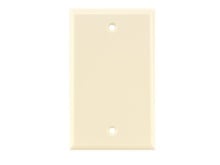 Picture of Blank Keystone Faceplate - Single Gang - Almond