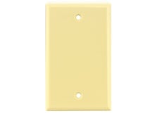 Picture of Blank Keystone Faceplate - Single Gang - Ivory