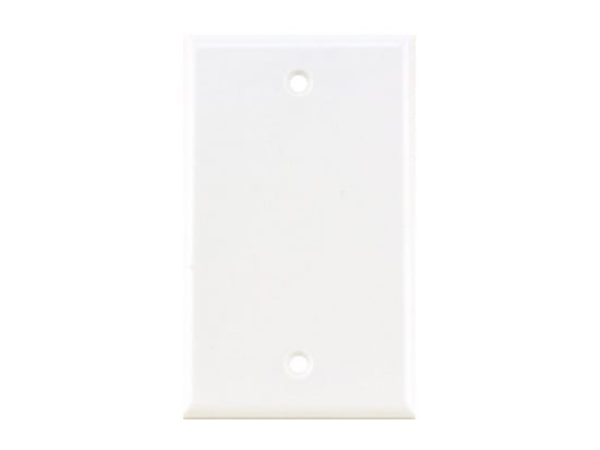 Picture of Blank Keystone Faceplate - Single Gang - White