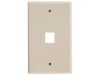 Picture of 1 Port Keystone Faceplate - Single Gang - Ivory