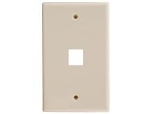 Picture of 1 Port Keystone Faceplate - Single Gang - Ivory