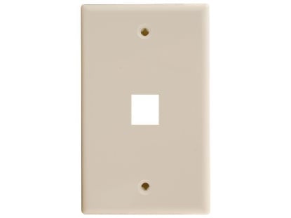 Picture of 1 Port Keystone Faceplate - Single Gang - Ivory