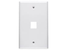 Picture of 1 Port Keystone Faceplate - Single Gang - White