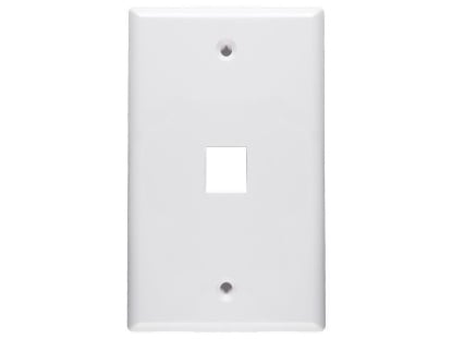 Picture of 1 Port Keystone Faceplate - Single Gang - White