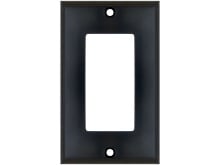 Picture of Single Gang Decorex Wall Plate - Black