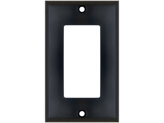 Picture of Single Gang Decorex Wall Plate - Black
