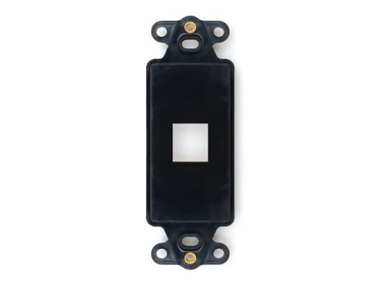 Picture of 1 Port Decorex Face Plate Insert - Black