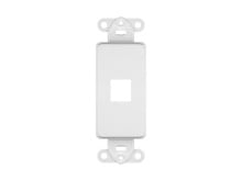 Picture of 1 Port Decorex Face Plate Insert - White