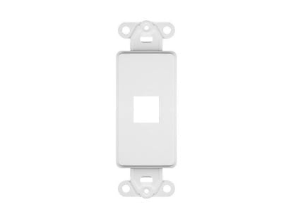 Picture of 1 Port Decorex Face Plate Insert - White