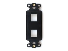 Picture of 2 Port Decorex Face Plate Insert - Black