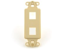 Picture of 2 Port Decorex Face Plate Insert - Ivory