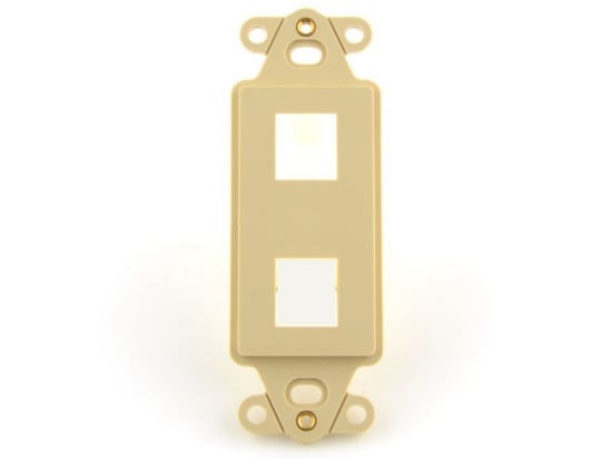 Picture of 2 Port Decorex Face Plate Insert - Ivory