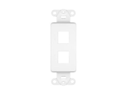Picture of 2 Port Decorex Face Plate Insert - White