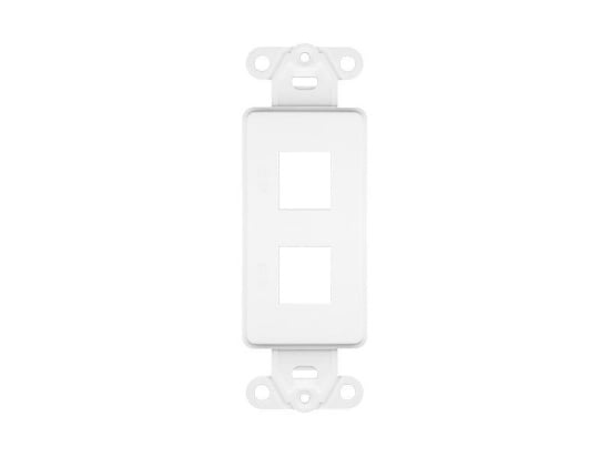 Picture of 2 Port Decorex Face Plate Insert - White