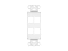 Picture of 4 Port Decorex Face Plate Insert - White