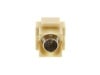 Picture of BNC 75 Ohm Feed Through Keystone Jack - Ivory