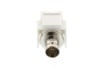 Picture of BNC 75 Ohm Feed Through Keystone Jack - White